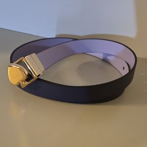 Like New Kate Spade Reversible Belt - Navy and Lilac - Size M
